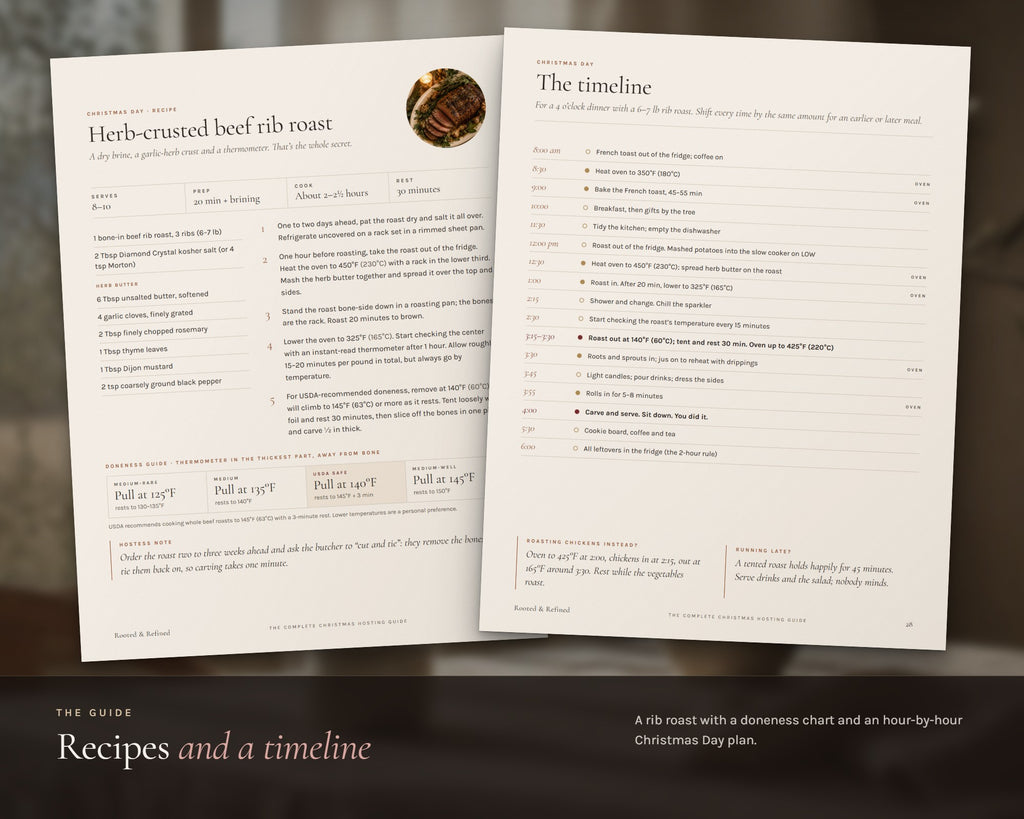 Inside the Christmas Planner Bundle printable: sample pages, view 3 of 6