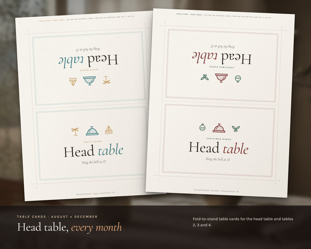 Inside the Bunco Year Bundle: 12 Themes printable: sample pages, view 4 of 8