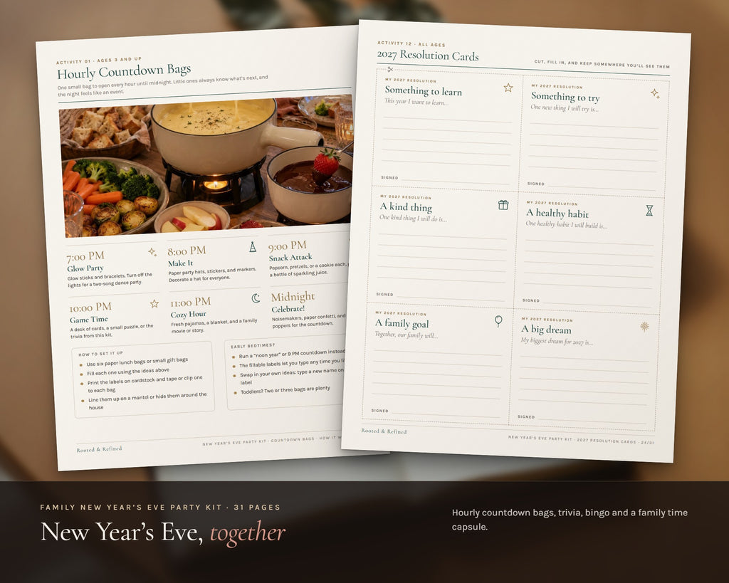Inside the Holiday Fun Pack printable: sample pages, view 4 of 6