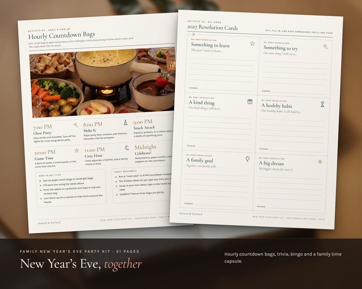 Inside the Holiday Fun Pack printable: sample pages, view 4 of 6