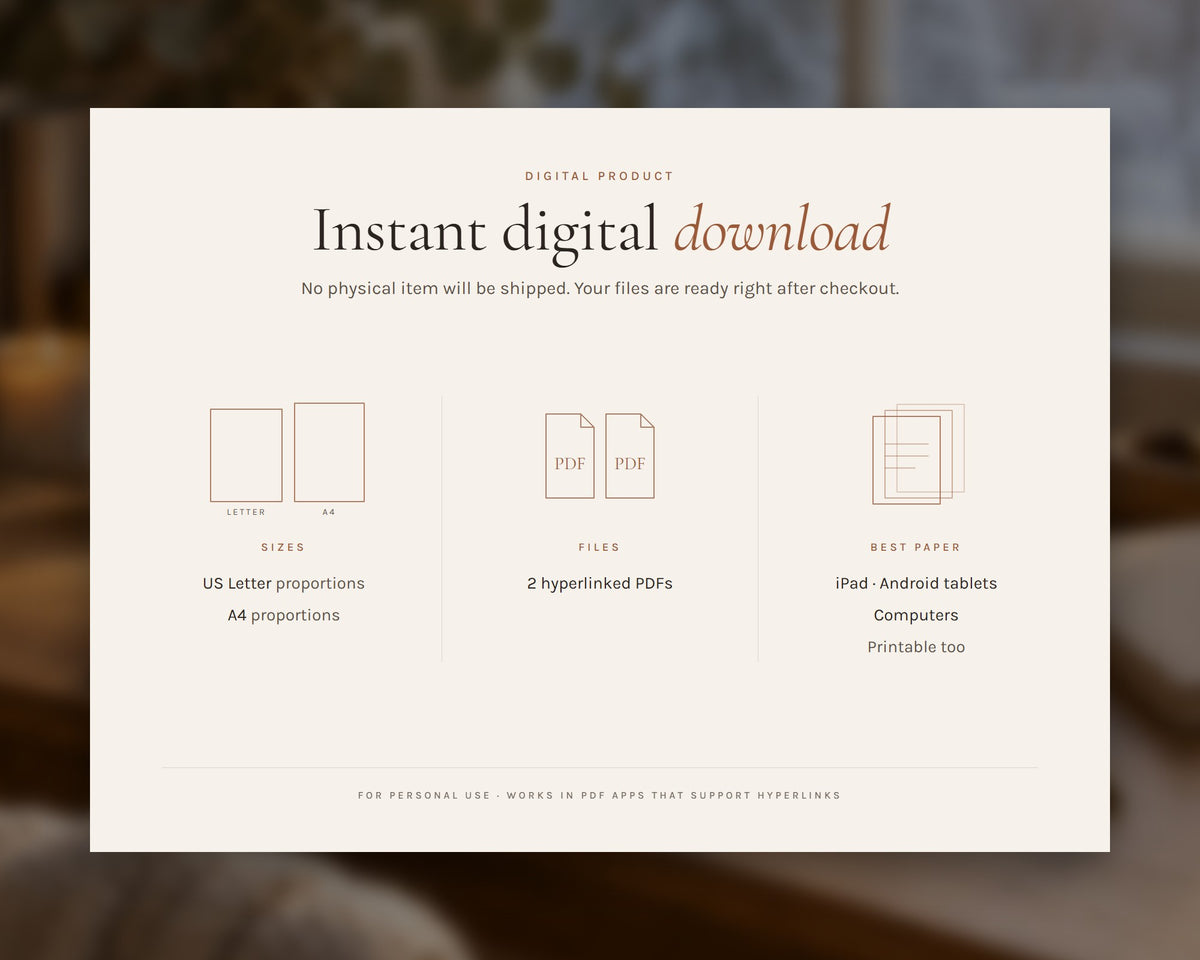 Inside the 2027 Digital Family Planner printable: sample pages, view 5 of 5