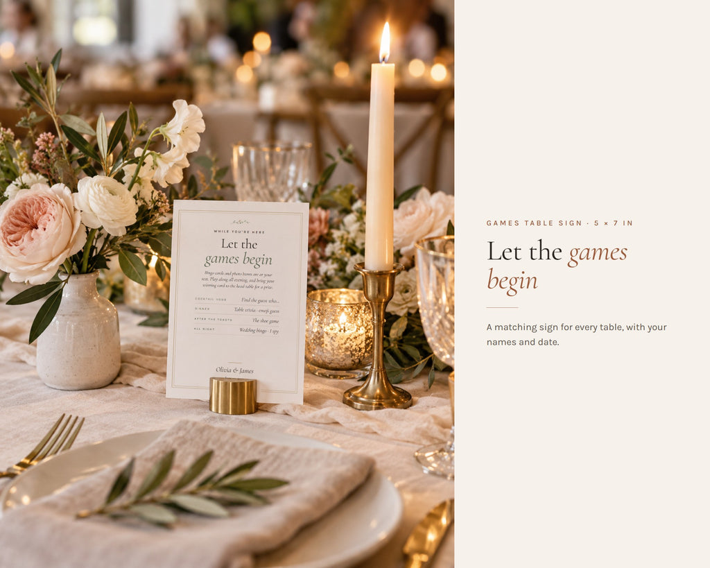 Inside the Wedding Reception Games Bundle printable: sample pages, view 5 of 7