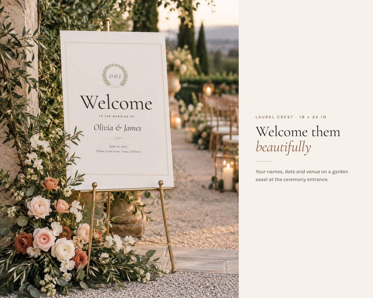 Inside the Wedding Welcome Sign printable: sample pages, view 5 of 7