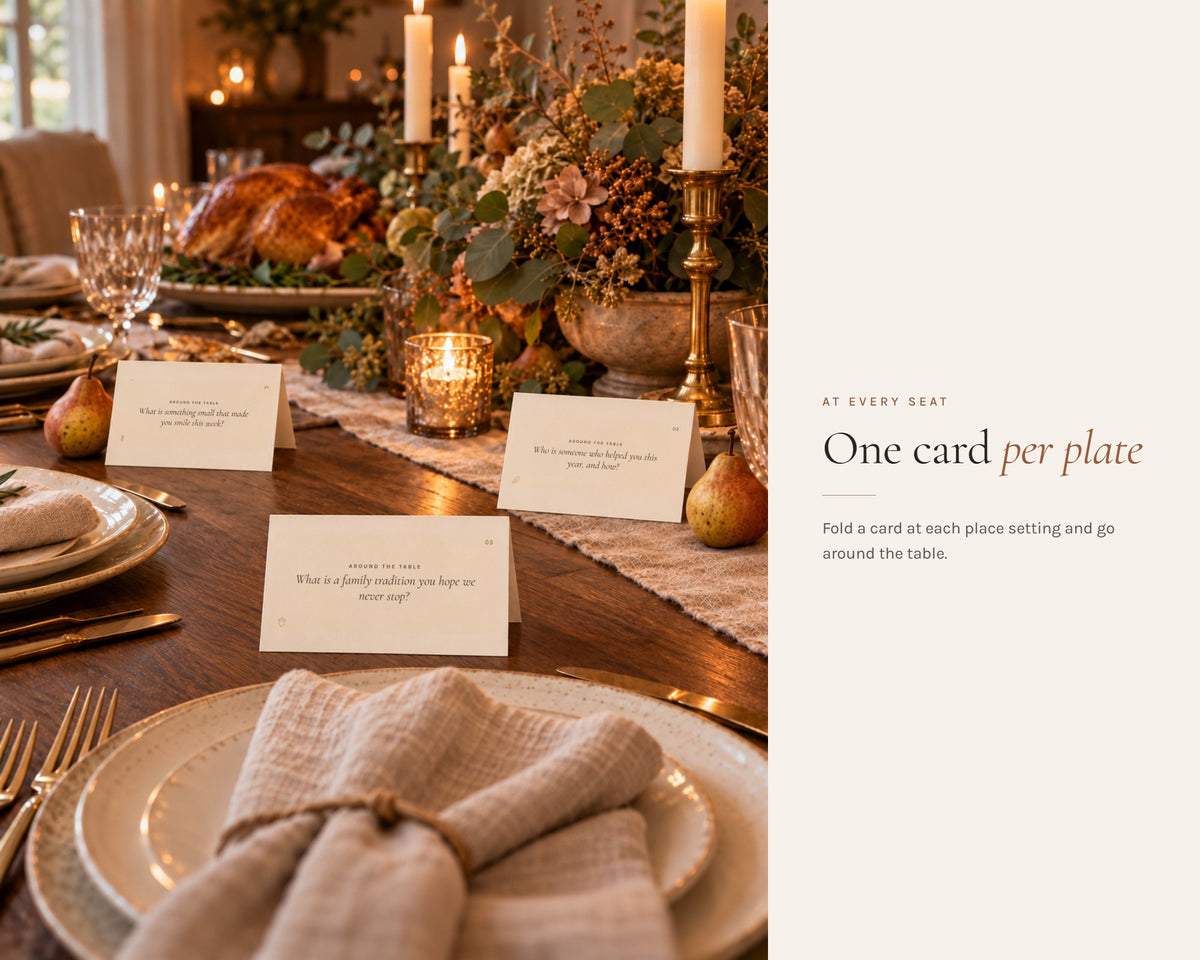 Inside the Thanksgiving Conversation Cards printable: sample pages, view 5 of 6