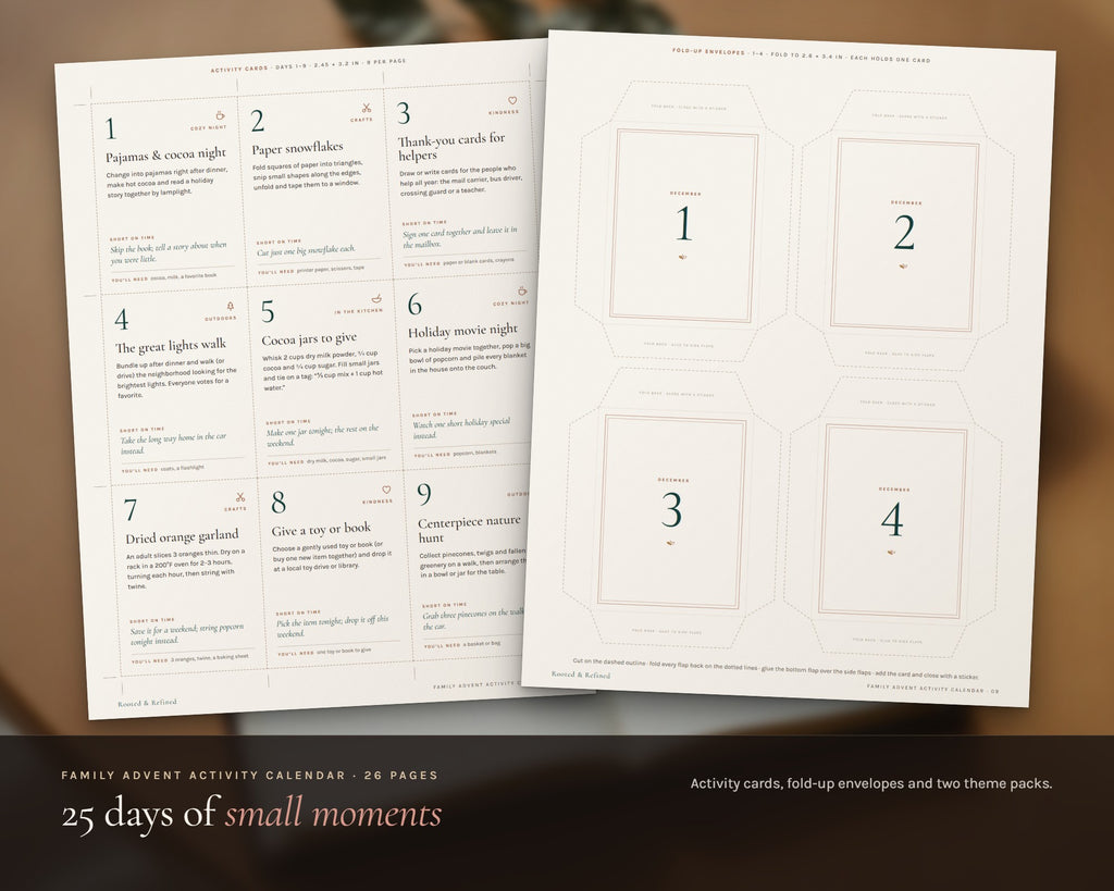 Inside the Holiday Fun Pack printable: sample pages, view 5 of 6