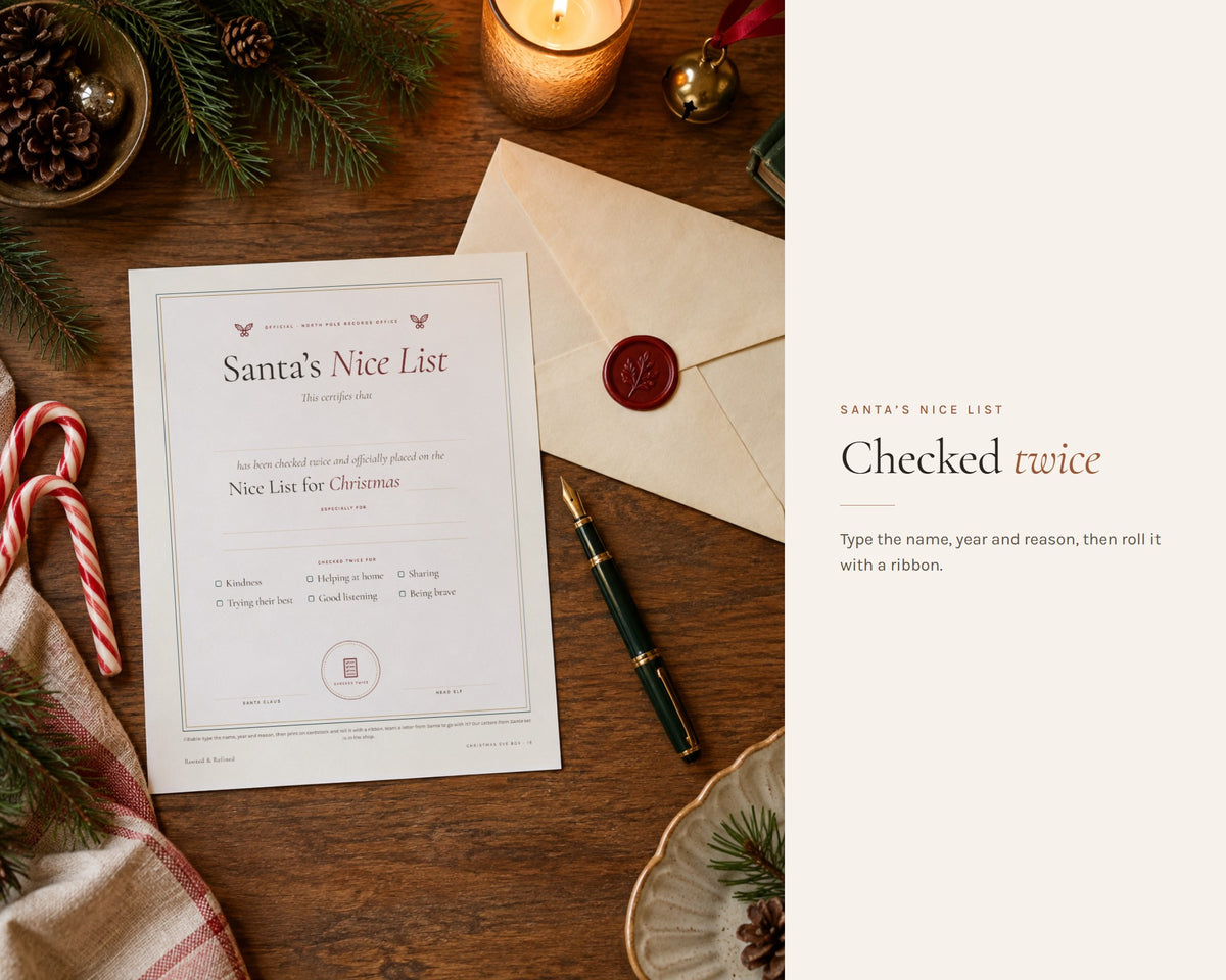 Inside the Christmas Eve Box Printables printable: sample pages, view 5 of 7