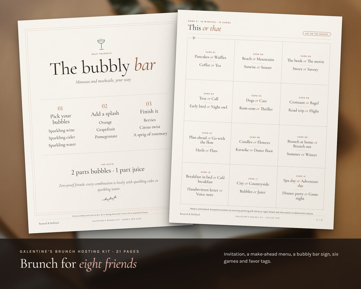 Inside the Valentine's Day Bundle printable: sample pages, view 5 of 8