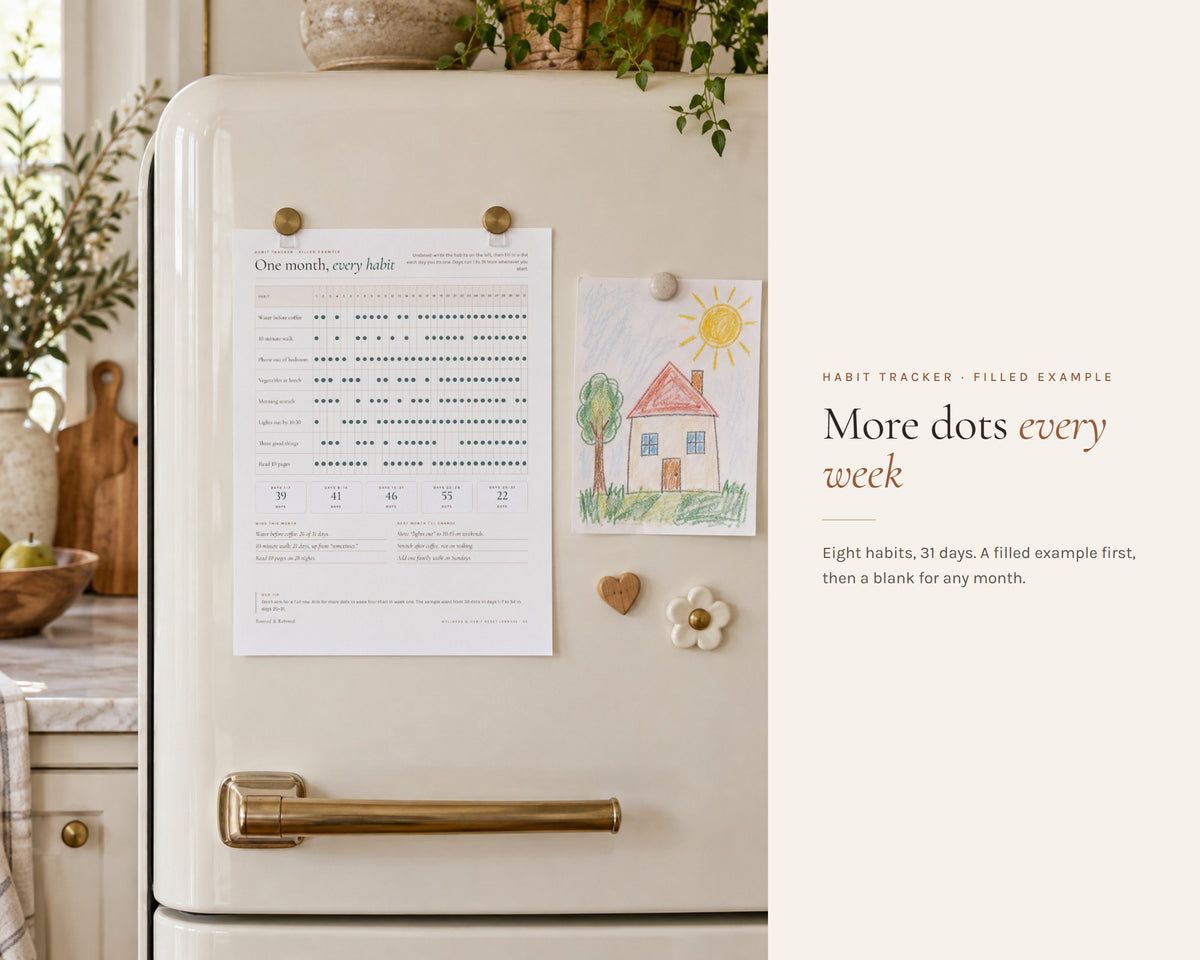 Inside the Wellness Journal printable: sample pages, view 6 of 7