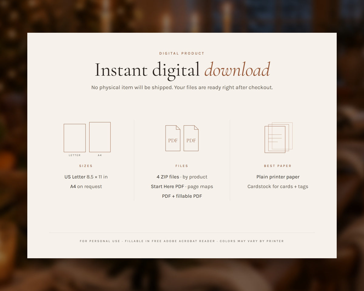 Inside the Holiday Fun Pack printable: sample pages, view 6 of 6