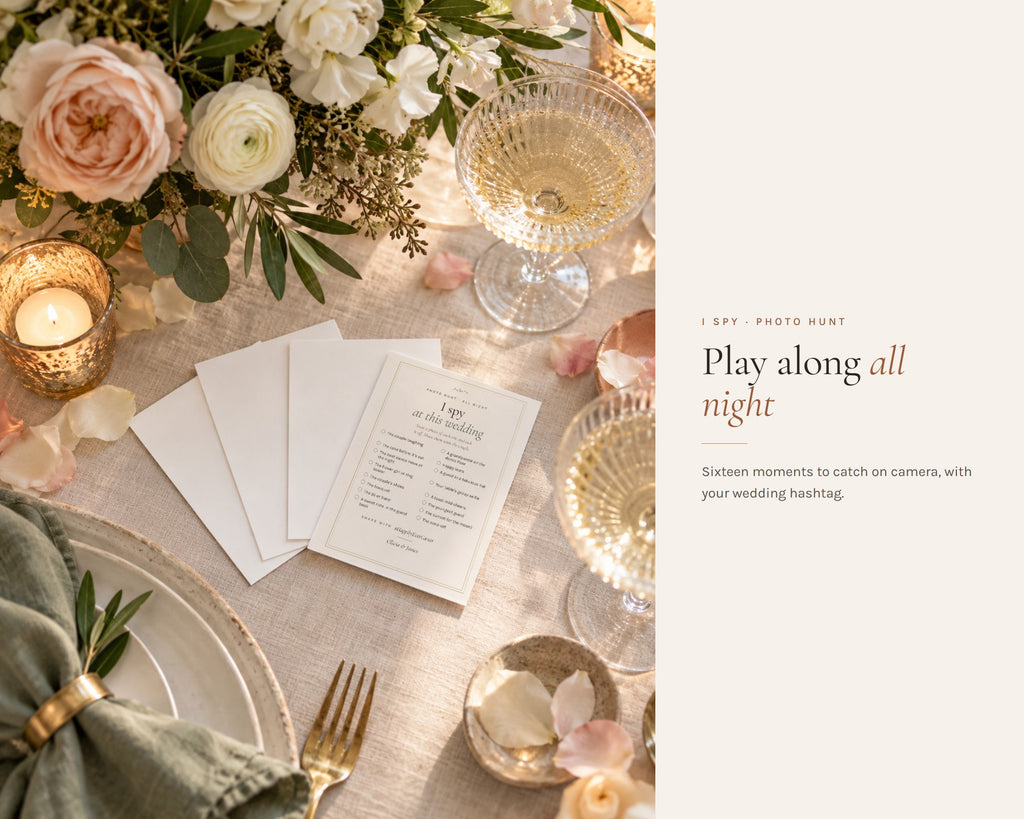 Inside the Wedding Reception Games Bundle printable: sample pages, view 6 of 7