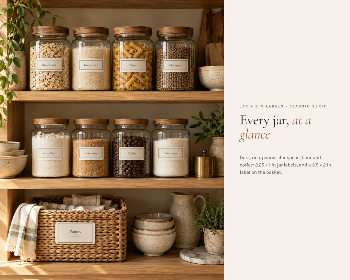 Inside the Pantry Labels printable: sample pages, view 6 of 8