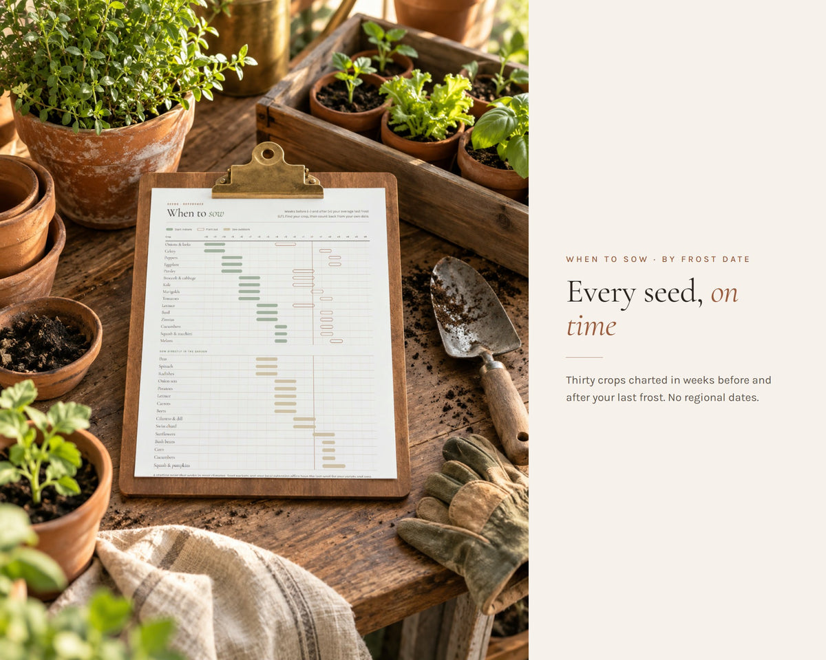 Inside the Garden Planner printable: sample pages, view 6 of 7