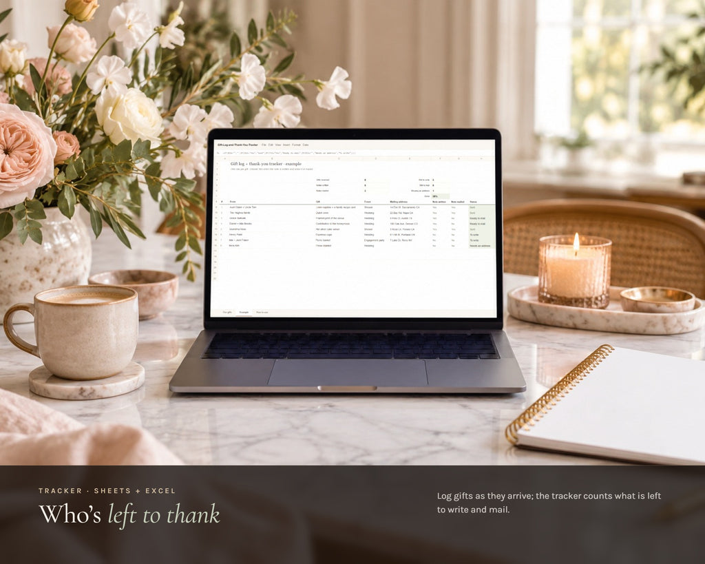 Inside the Wedding Thank You Cards printable: sample pages, view 6 of 7