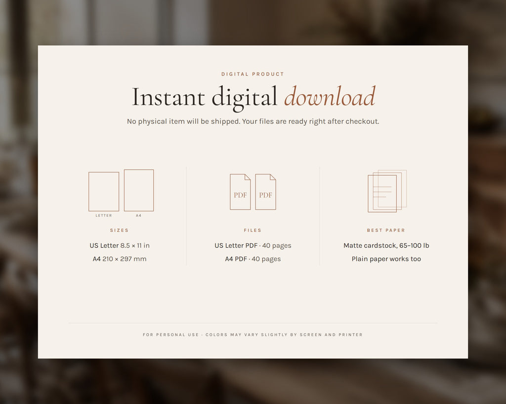 Inside the Thanksgiving Bingo printable: sample pages, view 7 of 7