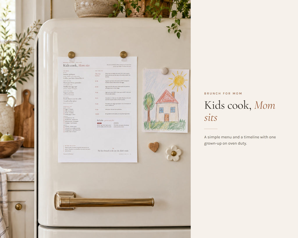 Inside the Mother's Day Kit printable: sample pages, view 7 of 8