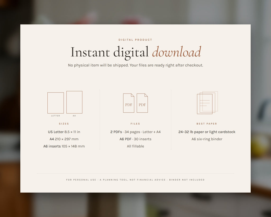 Inside the Savings Challenge 2027 printable: sample pages, view 8 of 8