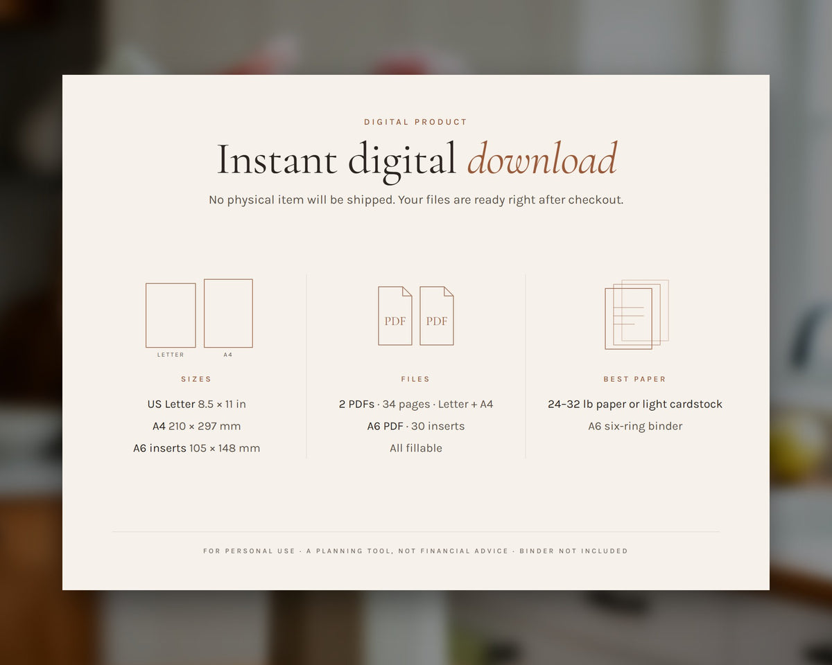 Inside the Savings Challenge 2027 printable: sample pages, view 8 of 8