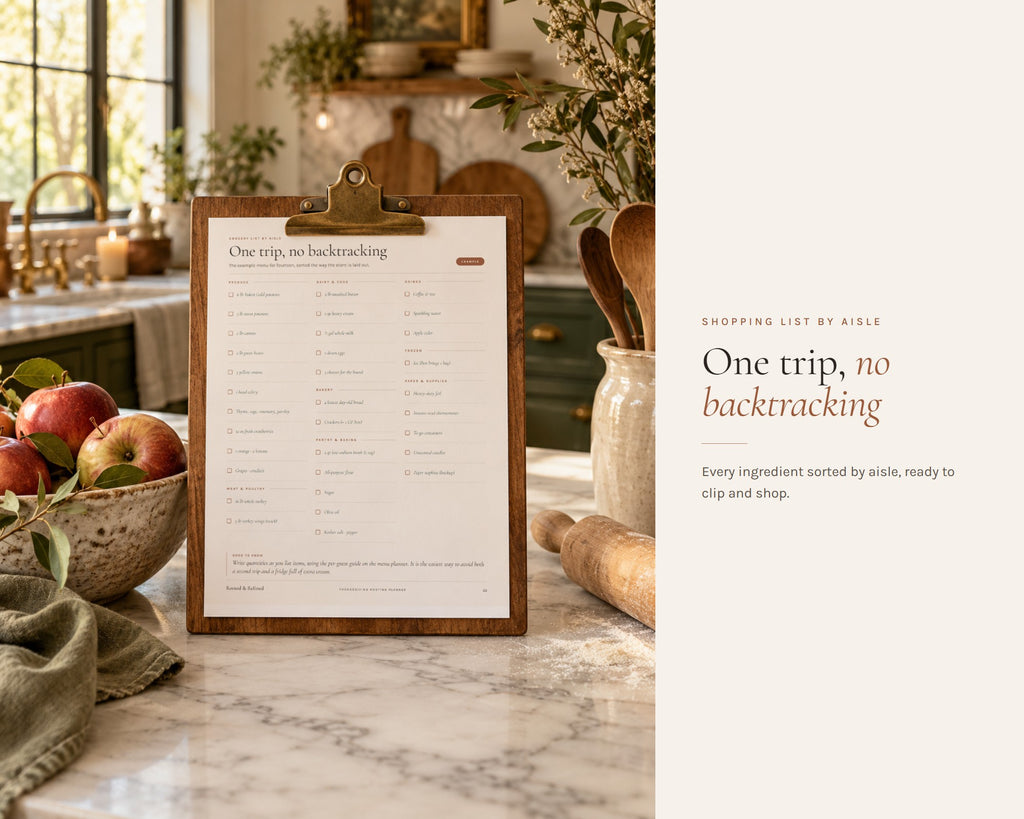 Inside the Thanksgiving Planner printable: sample pages, view 8 of 8