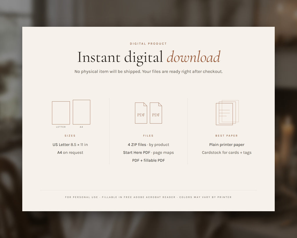 Inside the Halloween Mega Bundle printable: sample pages, view 8 of 8