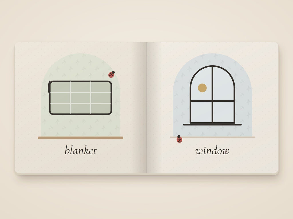First Words at Home board book by Rachelle Merchant, Rooted & Refined
