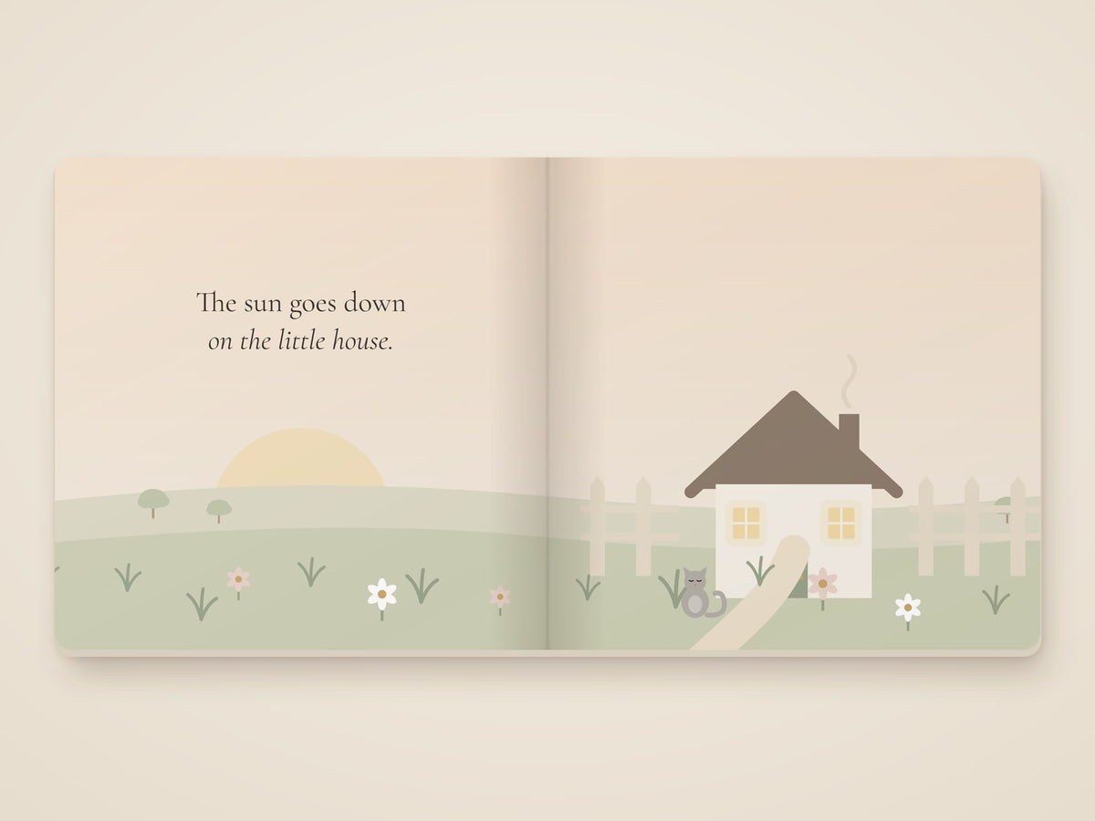 Goodnight, Little House board book by Rachelle Merchant, Rooted & Refined