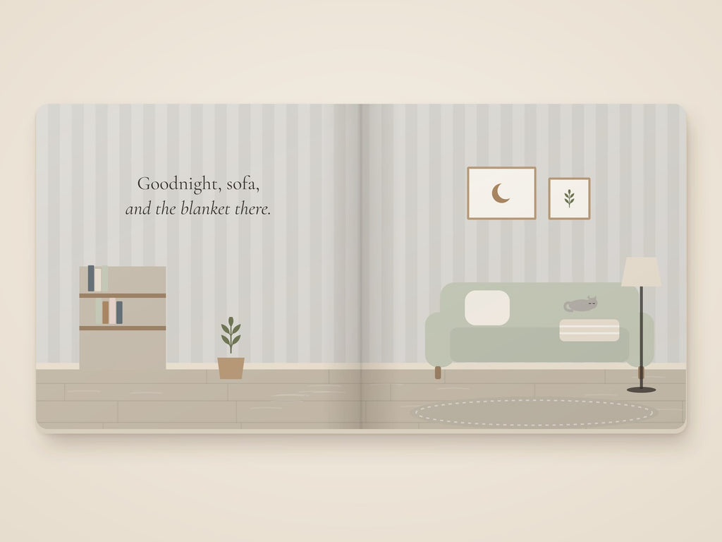 Goodnight, Little House board book by Rachelle Merchant, Rooted & Refined
