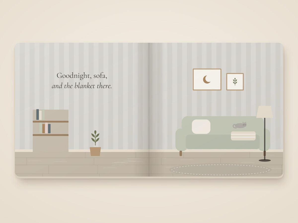 Goodnight, Little House board book by Rachelle Merchant, Rooted & Refined