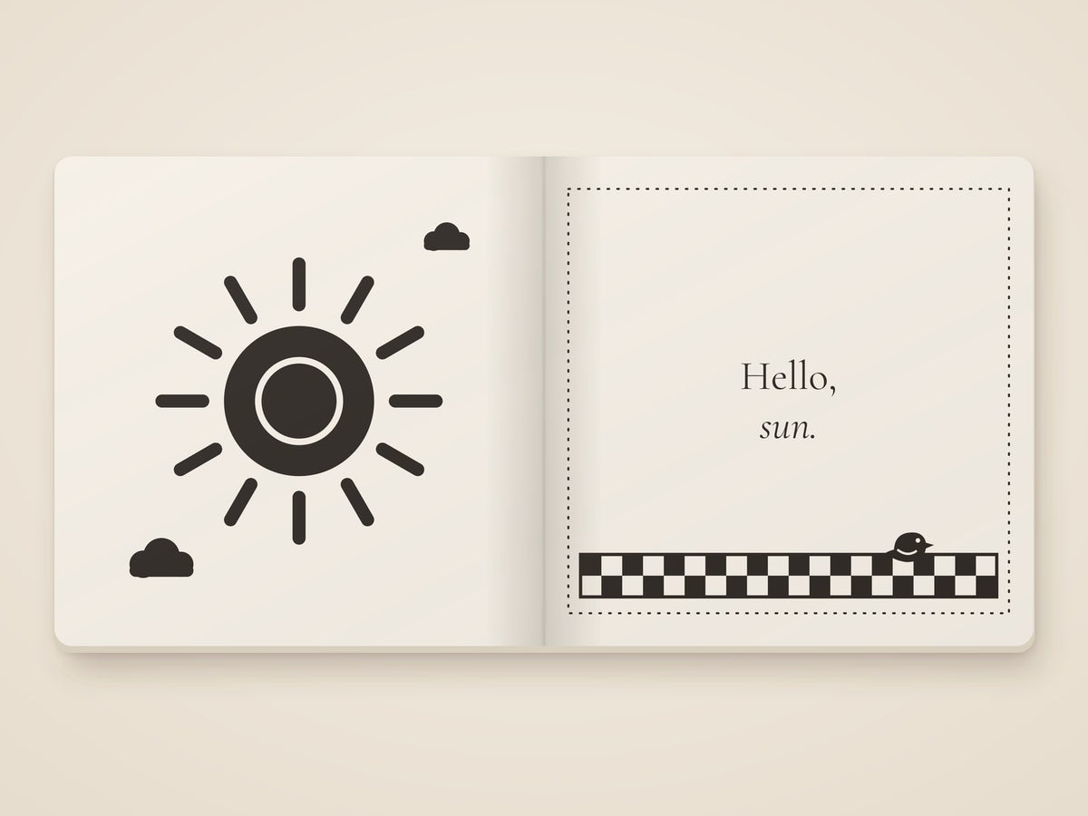 Hello, Little One board book by Rachelle Merchant, Rooted & Refined