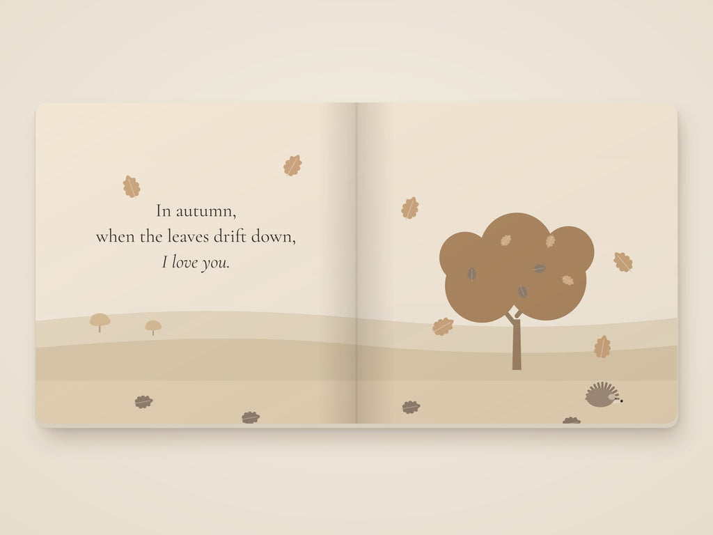 I Love You Through the Seasons board book by Rachelle Merchant, Rooted & Refined