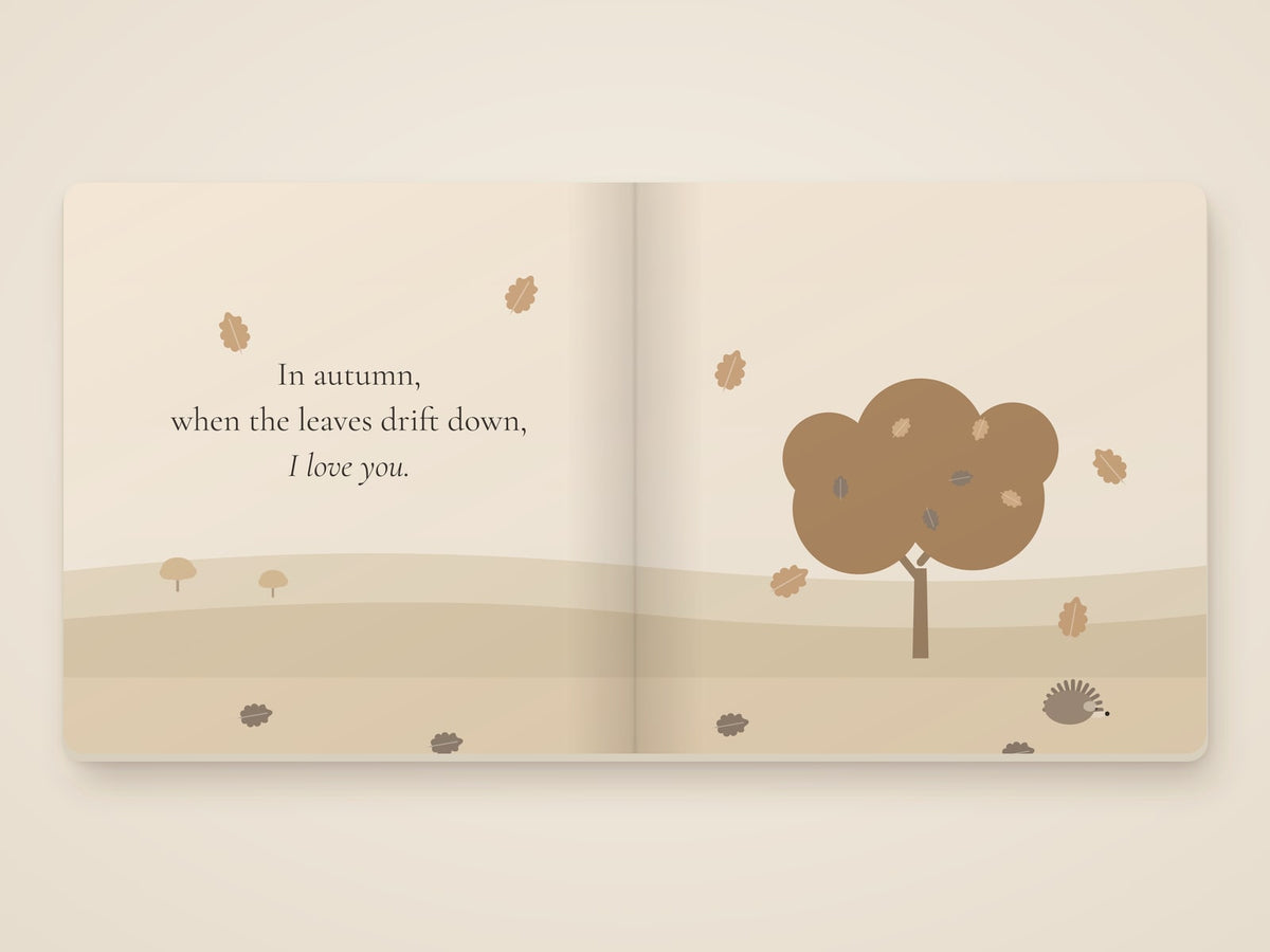 I Love You Through the Seasons board book by Rachelle Merchant, Rooted & Refined