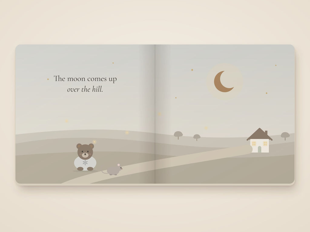 Little Bear, Goodnight Home board book by Rachelle Merchant, Rooted & Refined