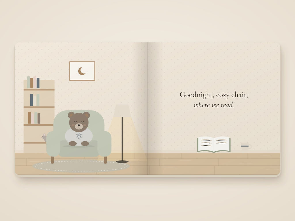 Little Bear, Goodnight Home board book by Rachelle Merchant, Rooted & Refined