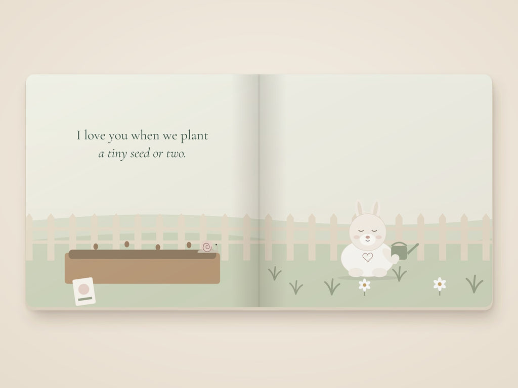 Little Bunny, Love You So board book by Rachelle Merchant, Rooted & Refined