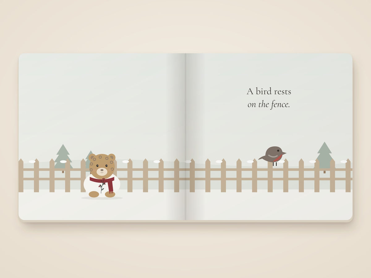 Little Jaguar, Winter Walk board book by Rachelle Merchant, Rooted & Refined