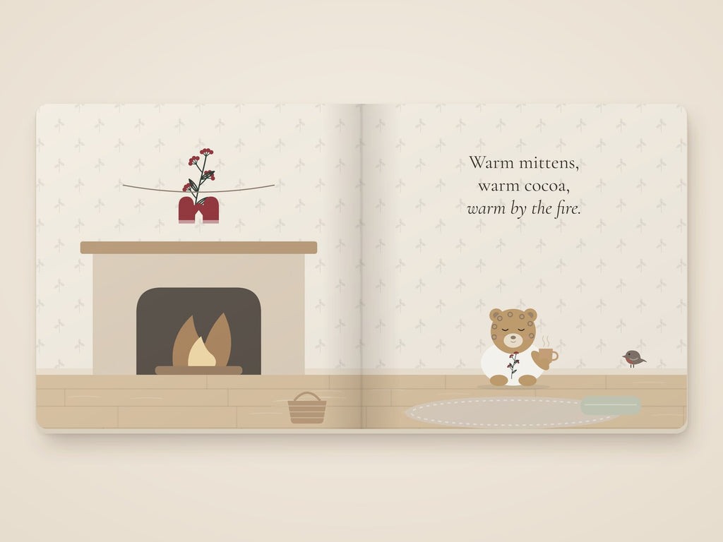 Little Jaguar, Winter Walk board book by Rachelle Merchant, Rooted & Refined