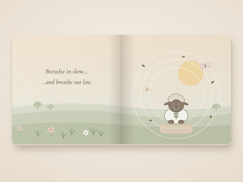 Little Lamb, Slow Morning board book by Rachelle Merchant, Rooted & Refined