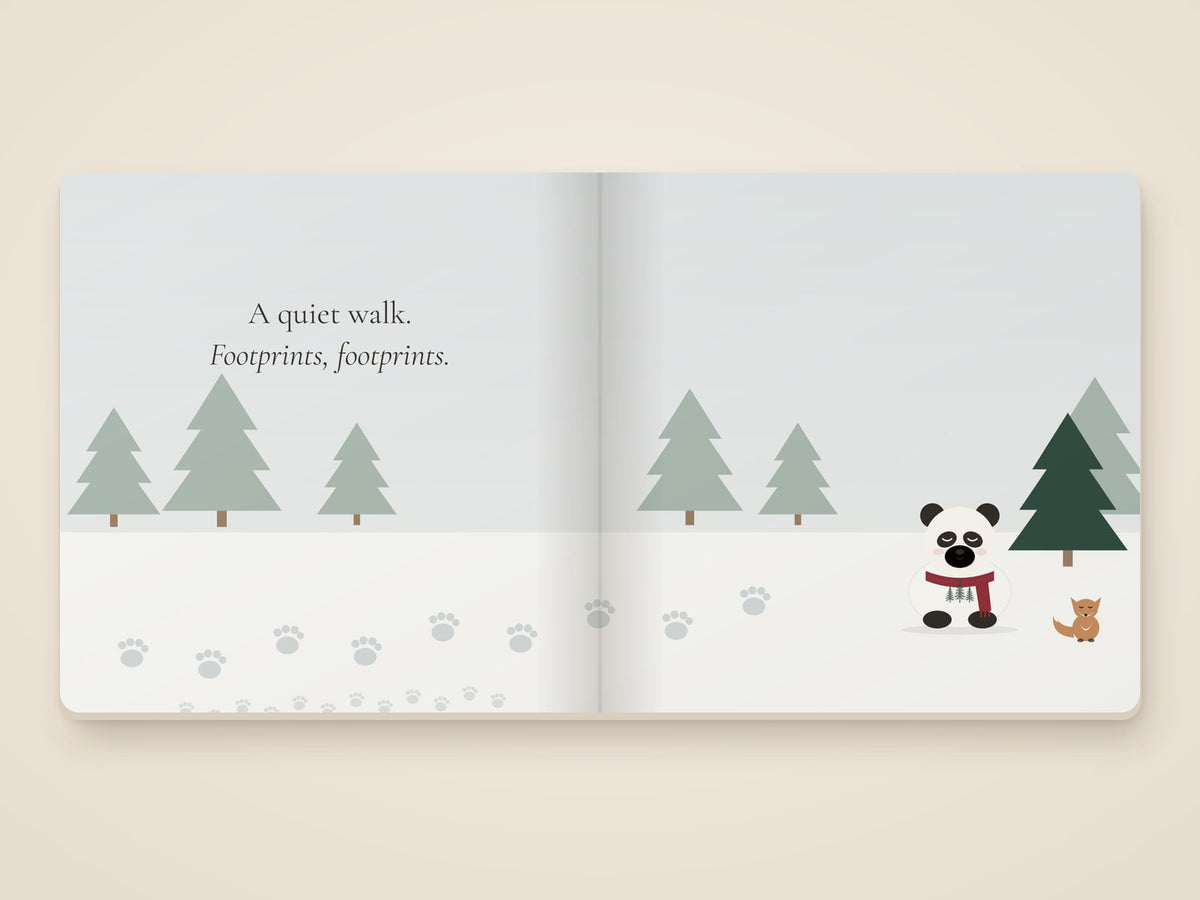 Little Panda, Still & Bright board book by Rachelle Merchant, Rooted & Refined