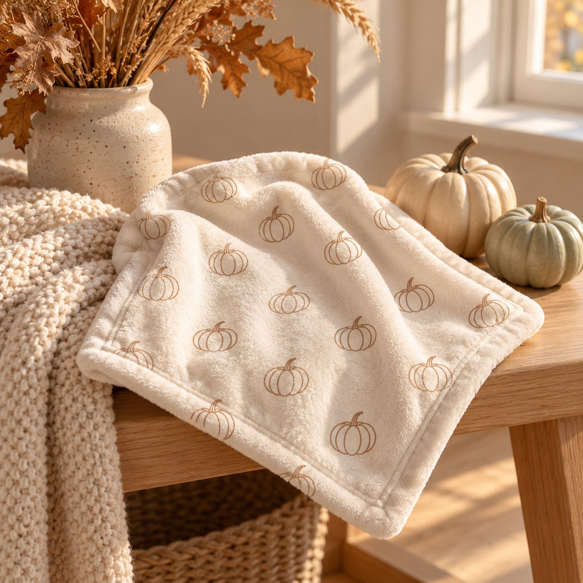 Pumpkin Minky Baby Lovey by Rooted & Refined