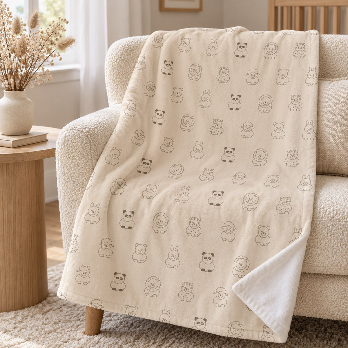 Little Friends Minky Baby Blanket by Rooted & Refined