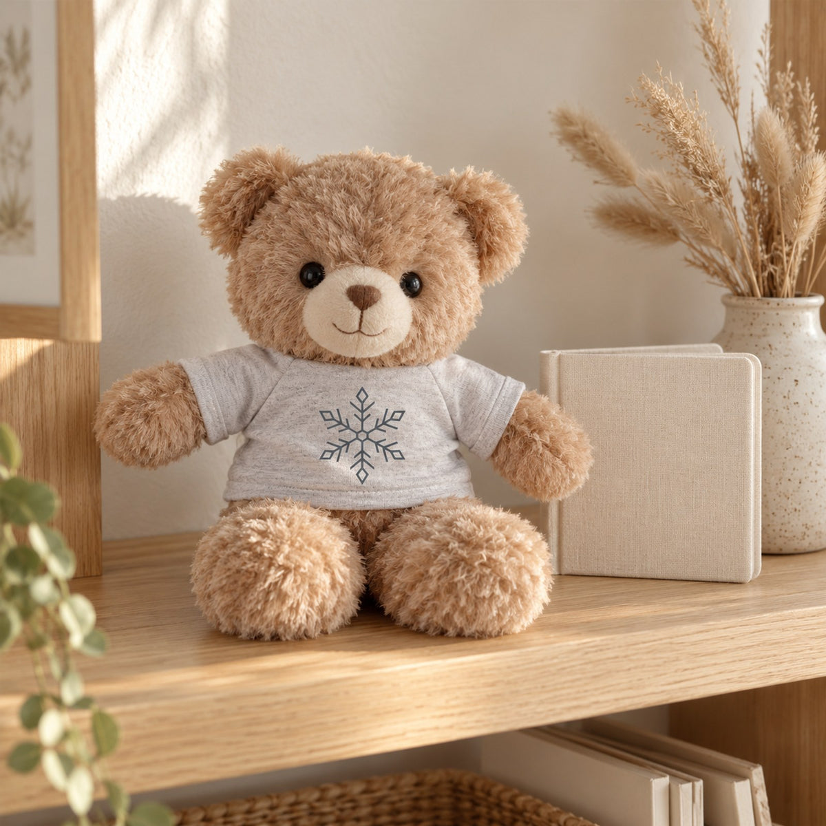 Little Bear Plush with Snowflake Tee by Rooted & Refined