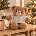 Little Bear, Christmas Edition: Plush with Gingerbread Tee by Rooted & Refined