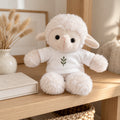 Little Lamb Plush with Olive Sprig Tee by Rooted & Refined