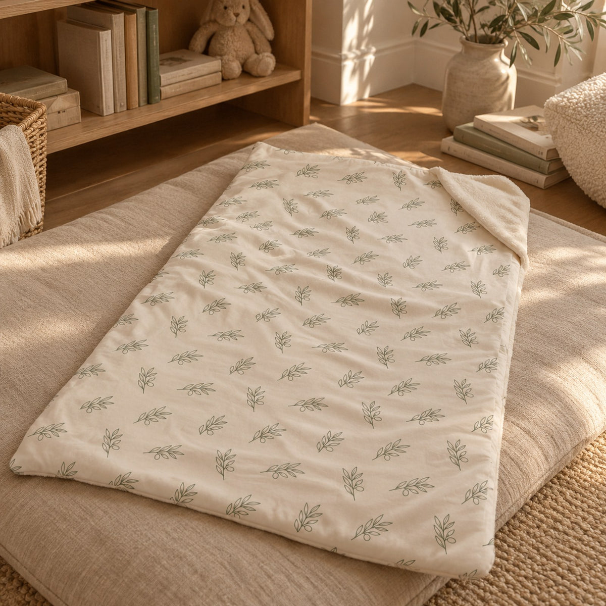 Olive Branch Minky Toddler Sleeping Bag by Rooted & Refined
