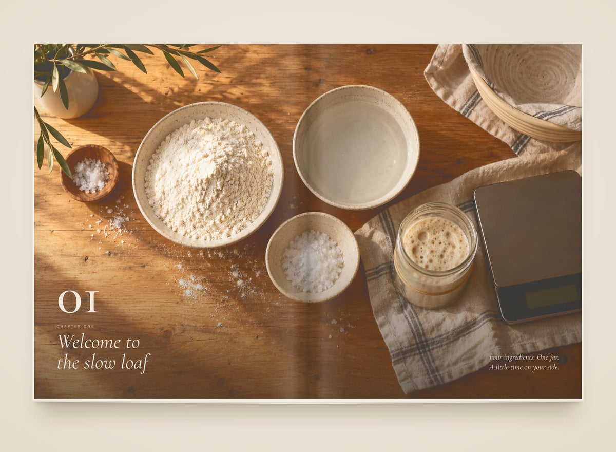 Rise, look inside: Chapter one · Welcome to the slow loaf