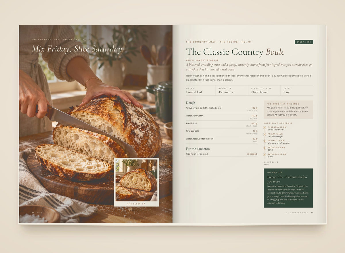 Rise, look inside: The Classic Country Boule, step by step
