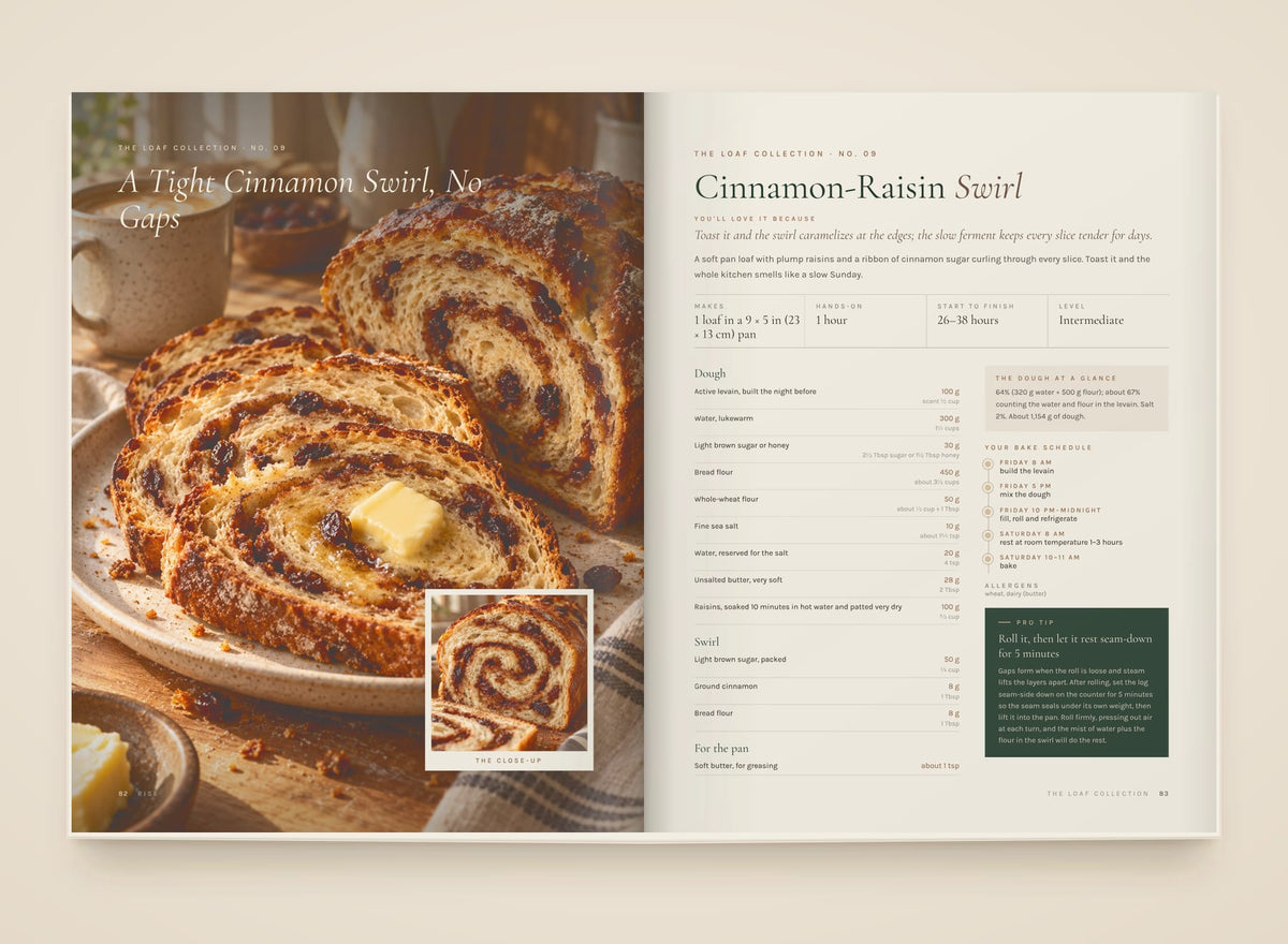 Rise, look inside: Cinnamon-Raisin Swirl